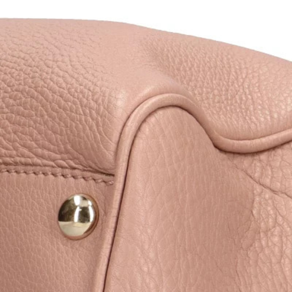 Gucci Bamboo Leather Shoulder Pink Bag - Picture 8 of 8